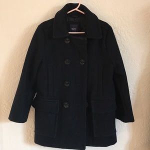 Gap kids navy pea coat